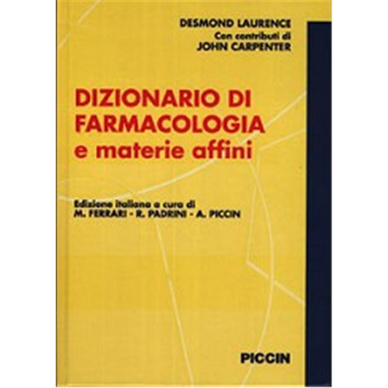 Dizionario di farmacologia e materie affini